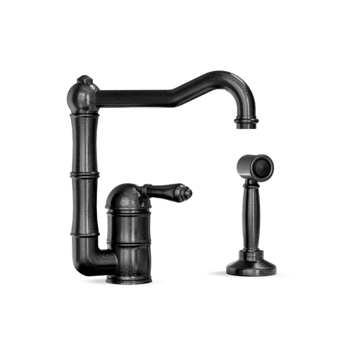 Single-Lever Kitchen Tap with Side Spray — Offset Swivel Spout | Lazio Shop the Single-Lever Kitchen Tap with Side Spray — Offset Swivel Spout | Lazio for modern performance and timeless Italian craftsmanship.