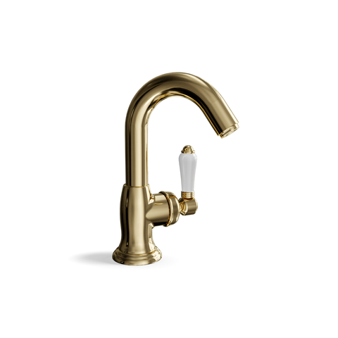 Single-Hole Basin Tap — Gooseneck Spout | Classico