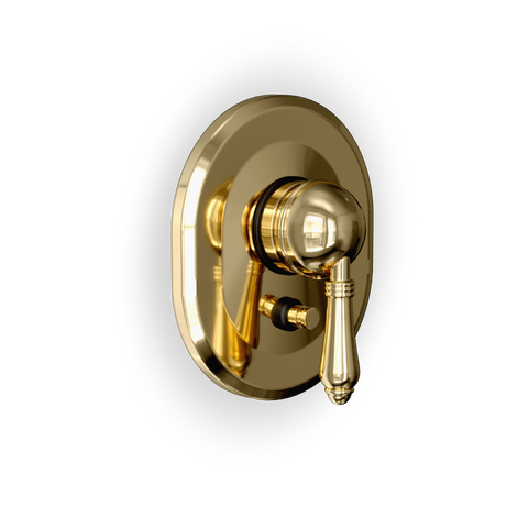 Concealed Traditional Shower Mixer with Diverter — Single Lever, Finishing Set | Classico