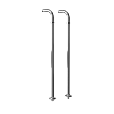 Vertical Stand Pipes (Pair) — Convert 1401/1441 to Freestanding Bath Filler | Classico