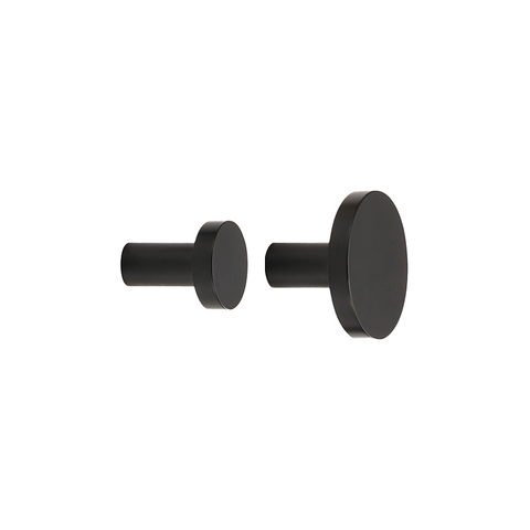 Nova Solid Brass Hook | Black S-M