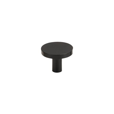 Nova Solid Brass Knob | Black