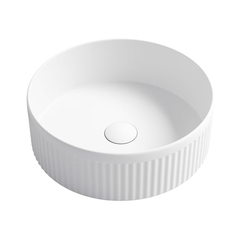 Oxford Above Counter Basin 395mm Matte White