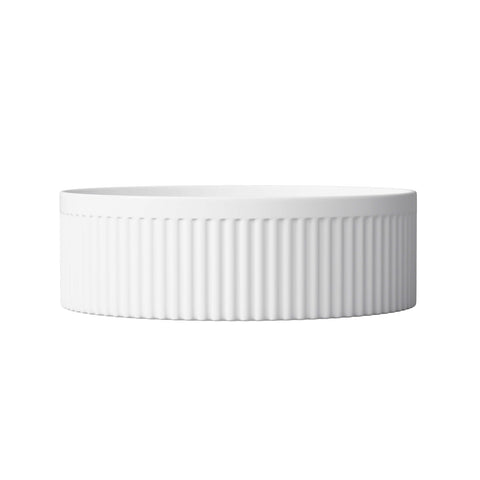 Oxford Above Counter Basin 395mm Matte White