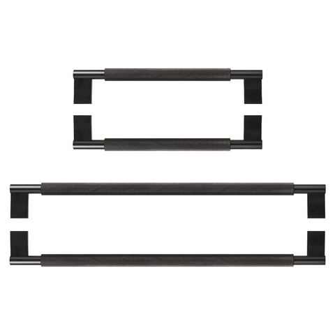 Pedro Double-Sided Solid Brass Entry Pull | Black