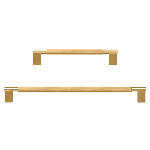 Pedro Single-Sided Solid Brass Entry / Appliance Pull | Satin Brass