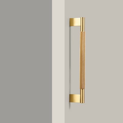 Pedro Single-Sided Solid Brass Entry / Appliance Pull | Satin Brass