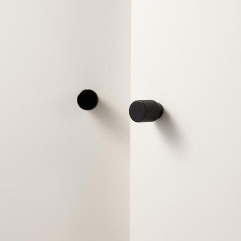 Pedro Solid Brass Knob | Black