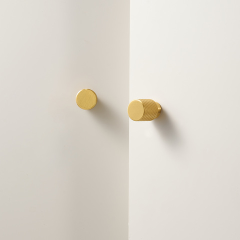 Pedro Solid Brass Knob | Satin Brass