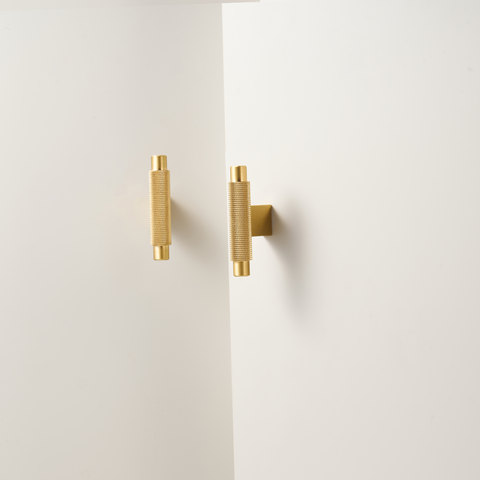 Pedro Solid Brass Handle | Satin Brass XS-L