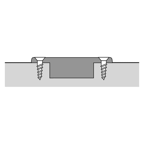 Hettich Veosys Stainless Steel Hnge, 105° Opening, Half Overlay - Screw-On | 9289595