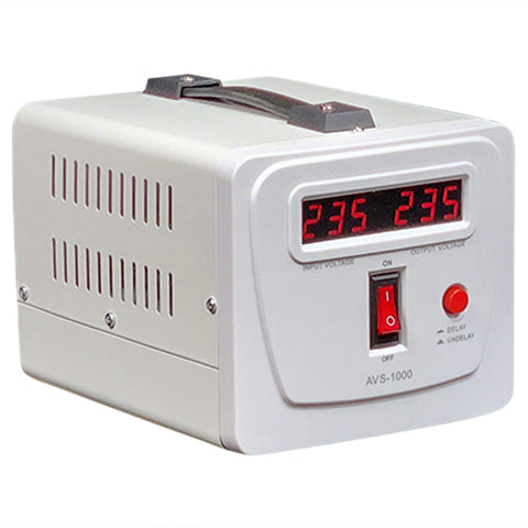 Automatic Voltage Stabilizer - Model AVS-1000 Automatically regulate the 'input voltage' to a more stable level for your appliances to avoid damage and failure of your sensitive electrical components within the appliance.These are great for area's where v