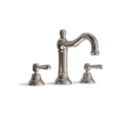 3-Hole Basin Mixer — Traditional Column Spout | Classic Provincial