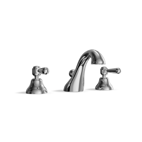 3-Hole Basin Tap — Swan-Neck Spout | Classic Provincial