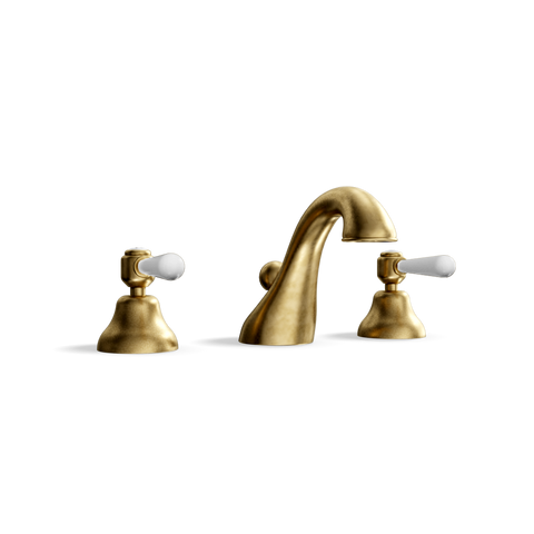 3-Hole Basin Tap — Swan-Neck Spout | Classic Provincial