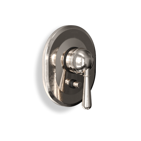 Concealed Shower Mixer with Diverter — Single Lever, Finishing Set | Classic Provincial