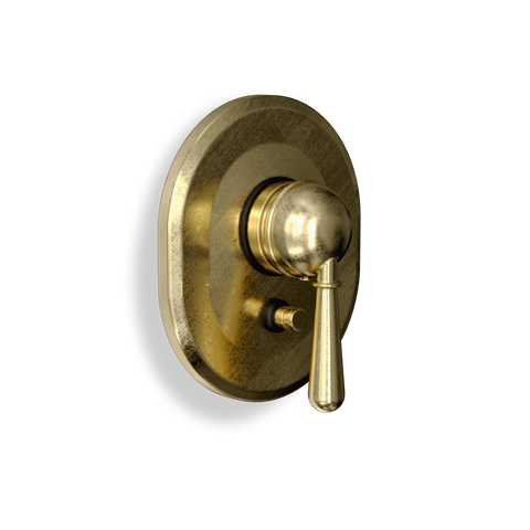 Concealed Shower Mixer with Diverter — Single Lever, Finishing Set | Classic Provincial