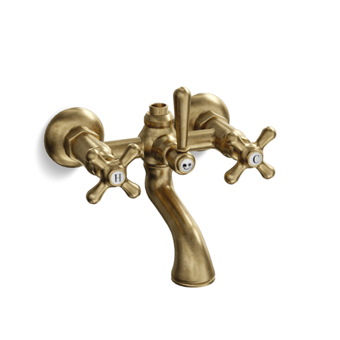 Wall-Mounted Bath Set for Column Shower — Traditional | Classic Provincial