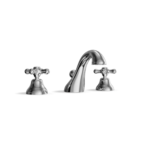 3-Hole Basin Tap — Swan-Neck Spout | Classic Provincial