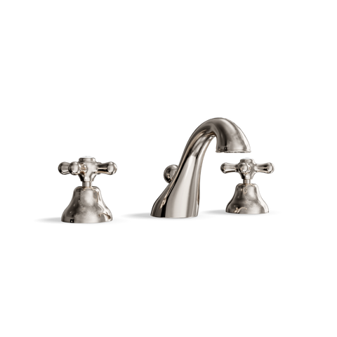 3-Hole Basin Tap — Swan-Neck Spout | Classic Provincial
