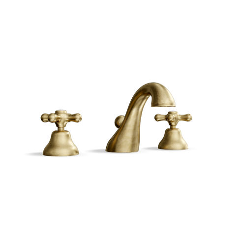 3-Hole Basin Tap — Swan-Neck Spout | Classic Provincial