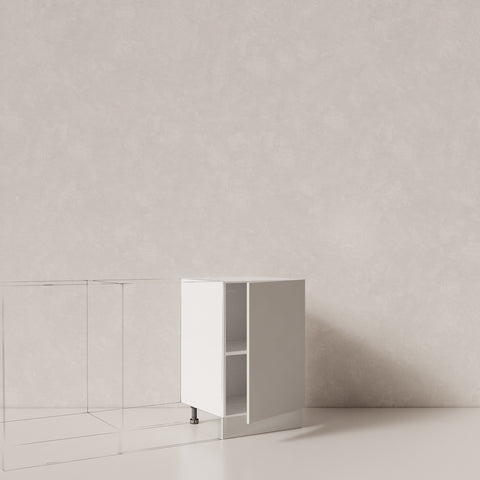 Floor Cabinet Shallow – Single Door – Right Hinge