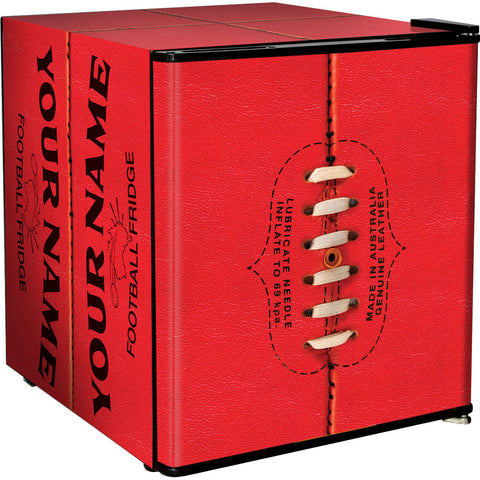 Footy Design Vintage Mini Bar Fridge - Add Your Own Name - Model BC46B2-FOOTY-V2