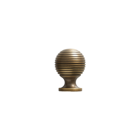 Renzo Solid Brass Knob | Bronze
