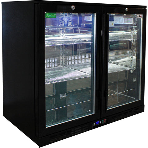Rhino Night Club Quiet Running Multi LED Light Coloured Bar Fridge - Model SG2H-NQ