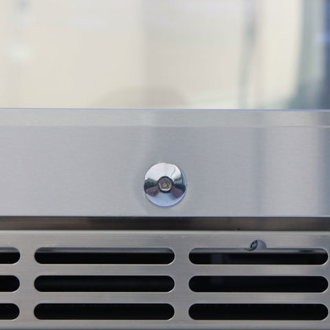 Rhino Glass 3 Door Alfresco Outdoor Bar Fridge All Stainless Energy Efficient Alfresco 330L - Model GSP3H-SS