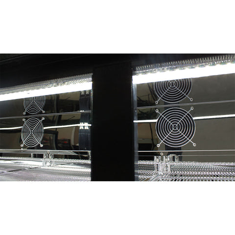 Commercial Glass 3 Door Under Bench Bar Fridge Energy Efficient With LG Compressor - Model SG3H-B