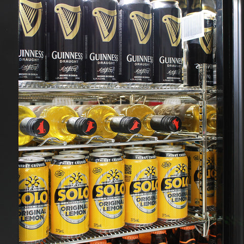 Commercial Glass 3 Door Under Bench Bar Fridge Energy Efficient With LG Compressor - Model SG3H-B
