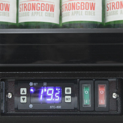 Commercial Glass 3 Door Under Bench Bar Fridge Energy Efficient With LG Compressor - Model SG3H-B