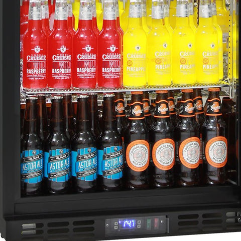 Alfresco Glass 2 Door Bar Fridge Combination Extremely Energy Efficient - Model SG1-COMBO