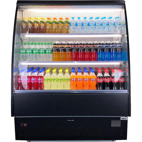 Rhino Energy Efficient Open Front Display Multi Deck Commercial Refrigerator / Cooler Model TK-12