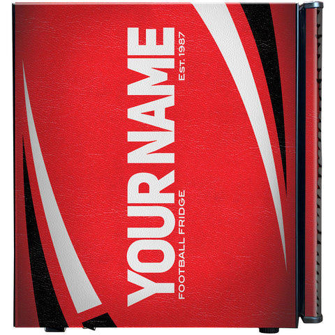 Rugby Design Mini Bar Fridge - 6 Colour Ways to Choose from - Add Your Own Name - Model BC46B2-RUGBY