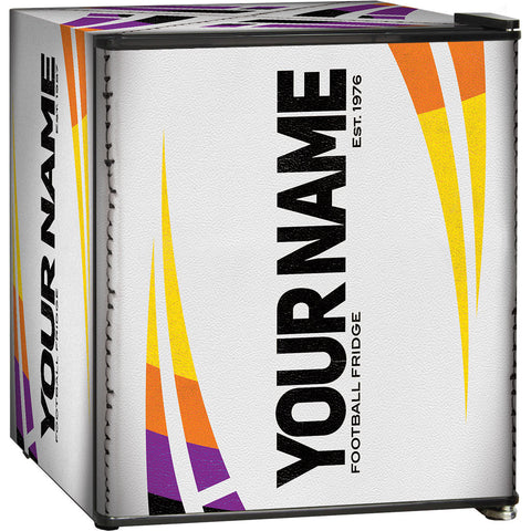 Rugby Design Mini Bar Fridge - 6 Colour Ways to Choose from - Add Your Own Name - Model BC46B2-RUGBY