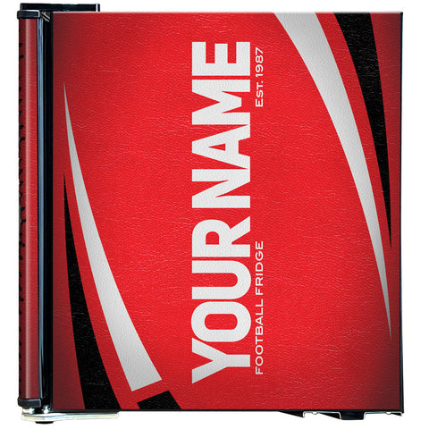 Rugby Design Mini Bar Fridge - 6 Colour Ways to Choose from - Add Your Own Name - Model BC46B2-RUGBY