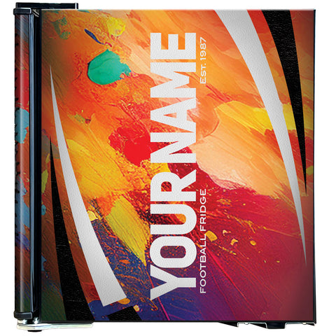 Rugby Design Mini Bar Fridge - 6 Colour Ways to Choose from - Add Your Own Name - Model BC46B2-RUGBY