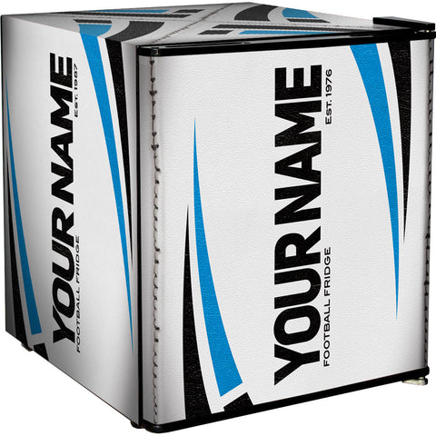 Rugby Design Mini Bar Fridge - 6 Colour Ways to Choose from - Add Your Own Name - Model BC46B2-RUGBY