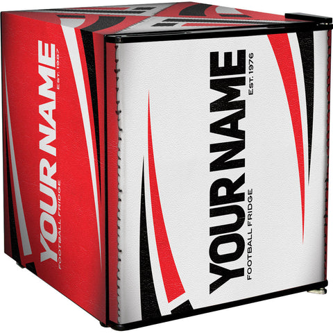 Rugby Design Mini Bar Fridge - 6 Colour Ways to Choose from - Add Your Own Name - Model BC46B2-RUGBY