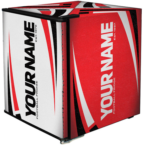 Rugby Design Mini Bar Fridge - 6 Colour Ways to Choose from - Add Your Own Name - Model BC46B2-RUGBY