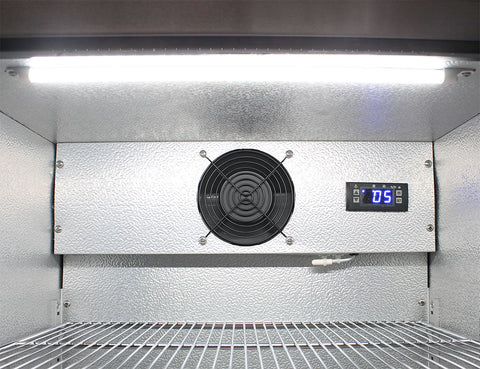 Schmick 304 Stainless Steel Bar Fridge Tropical Rated With Heated Glass and Triple Glazing - Model SK118L-SS