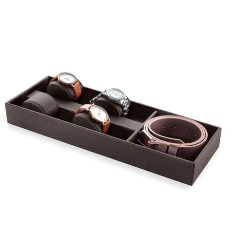 Night Watch Tray External Dimensions (W x D x H): 150mm x 410mm x 50 mm Finish: Moka BrownElephant GreyTaupe NOTE: Available 4-6 weeks from order placement. Hafele