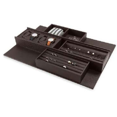 Night Tray 3 Divider External Dimensions (W x D x H): 410mm x 150mm x 50 mm Finish: Elephant GreyTaupe NOTE: Available 4-6 weeks from order placement. Hafele