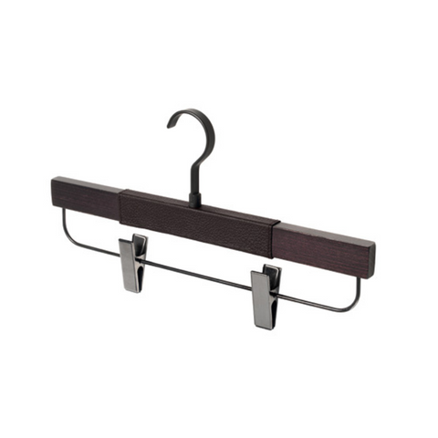 Night Skirt Hanger Wenge/Grey Material: 390mm x 200mm Finish: Wenge/grey NOTE: Available 4-6 weeks from order placement. Hafele