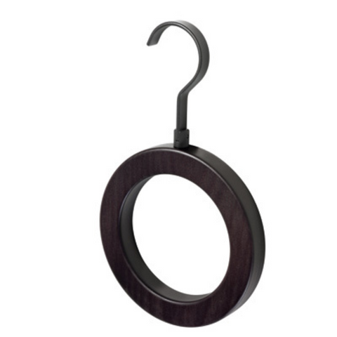 Night Scarf Hanger Wenge/Grey Material: 150mm x 245mm Finish: Wenge/grey NOTE: Available 4-6 weeks from order placement. Hafele