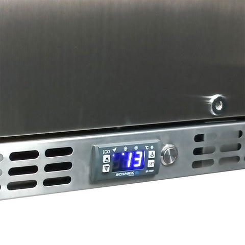 Schmick 3 Door Quiet Running Solid Stainless Steel Door Bar Fridge - Model SK386-SD