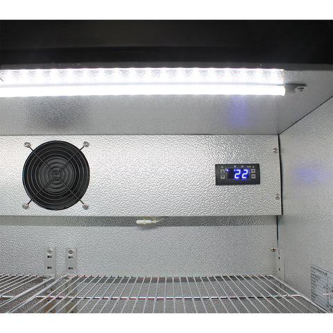Schmick Stainless Bar Fridge 2 Door With Heated Glass and Triple Glazing - Model SK190-SS