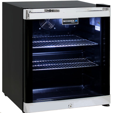 Schmick Tropical Glass Door Mini Bar Fridge 50Litre - Model HUS-SC50B